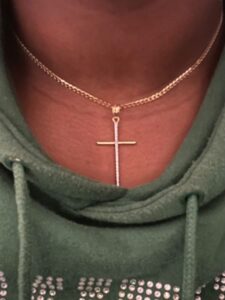 10K Yellow Gold Cross Necklace | Small 3 Grams - Large 7 Grams